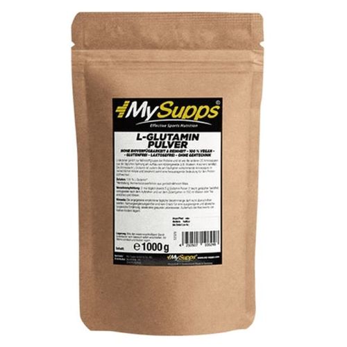 MySupps Glutamin 1 kg Pulver zur Herstellung einer Lösung zum Einnehmen, 1 kg, MySupps