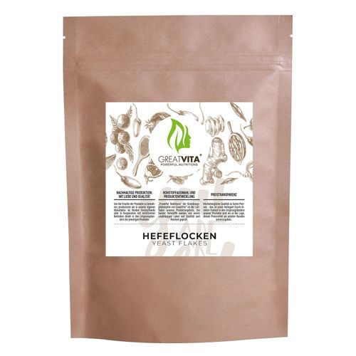 GreatVita Hefeflocken 400 g, 400 g, GreatVita
