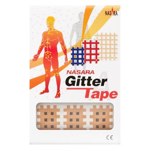 Nasara Gitter Tape / Akupunkturtape 1 St, 1 stk, NASARA