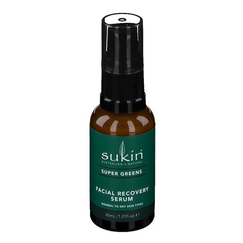 Sukin Super Greens Facial Recovery Serum 30 ml Konzentrat, 30 ml, sukin