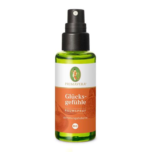Gl&uuml;cksgef&uuml;hle Raumspray Bio 50 ml &Auml;therisches &Ouml;l, 50 ml, PRIMAVERA