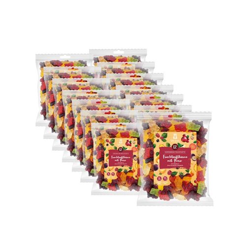 naschlabor 14 x 500g Fruchtsaftbären mit Herz Großverpackung 7000 g, 7000 g, Gute Laune Fruchtsaftbär