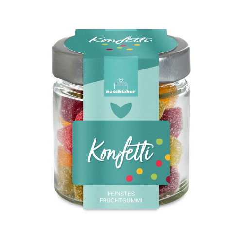 naschlabor Fruchtgummi Konfetti 120 g, 120 g, naschlabor