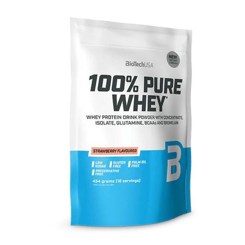 BioTech 100% Pure Whey 454 g Pulver zur Herstellung einer Lösung zum Einnehmen, 454 g, BioTech USA