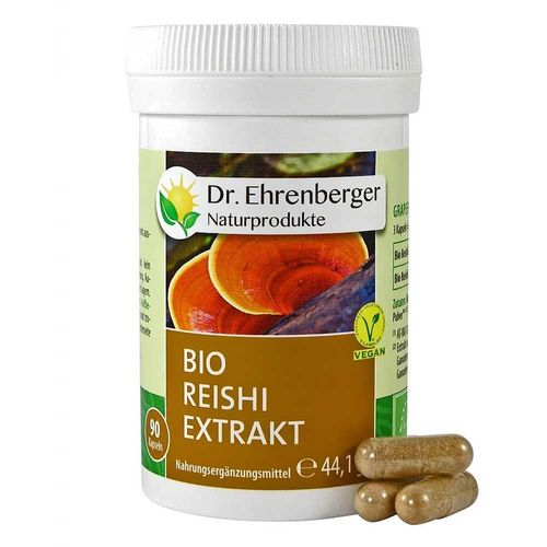 Dr. Ehrenberger Bio Reishi Extrakt Kapseln 90 St, 90 stk, Dr. Ehrenberger