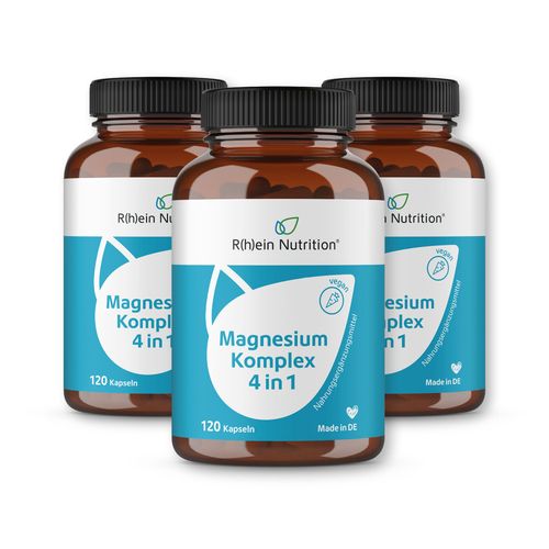 R(h)ein Nutrition Magnesium Komplex 4 in 1 3x120 St Kapseln, 360 stk, R(h)ein Nutrition