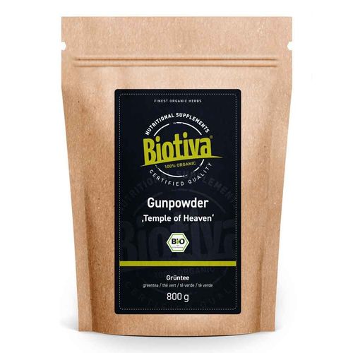 Biotiva Grüntee Gunpowder Temple of Heaven Bio 250 g Tee, 250 g, Biotiva