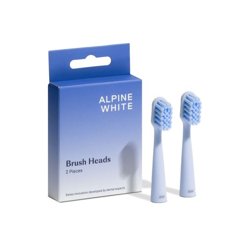 Alpine White Brush Heads 2 Stk St Zahnbürste, 2 stk, ALPINE WHITE