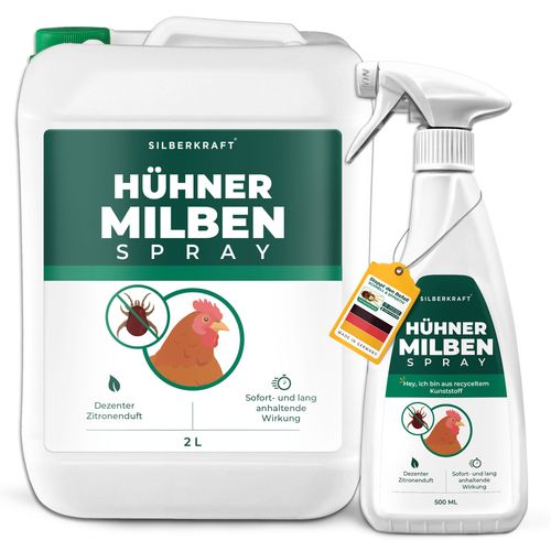 Silberkraft Milbenspray Hühner 2500 ml Spray, 2500 ml, Silberkraft