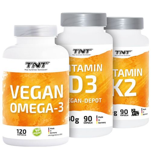 TNT O3-D3-K2 Vegan-Bundle 0,28 kg Kapseln, 0,28 kg, TNT