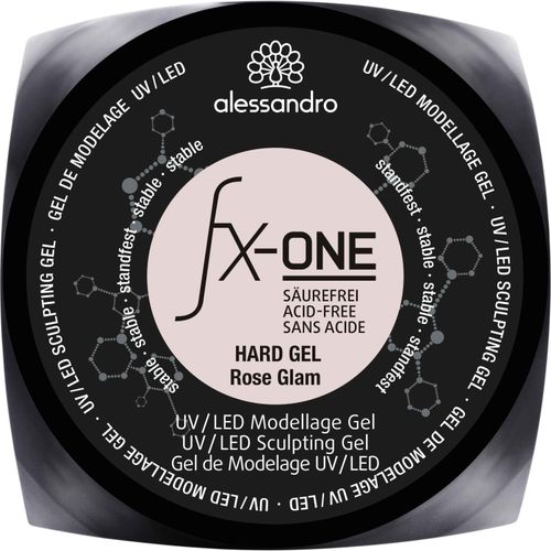 Nagelmodellage FX-One Hard Gel Rose Glam Shimmer 15 ml, 15 ml, alessandro