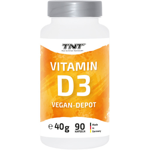 TNT Vitamin D3 Vegan-Depot 90 St Kapseln, 90 stk, TNT