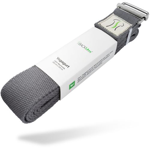 BACKLAxx ® Yoga Gurt aus Baumwolle 250cm lang 1 St, 1 stk, BACKLAxx®