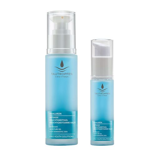 Tautropfen Hyaluron Intensiv Feuchtigkeitsgel + 10 ml Größe Gratis 60 Flaschen, 60 ml, Tautropfen