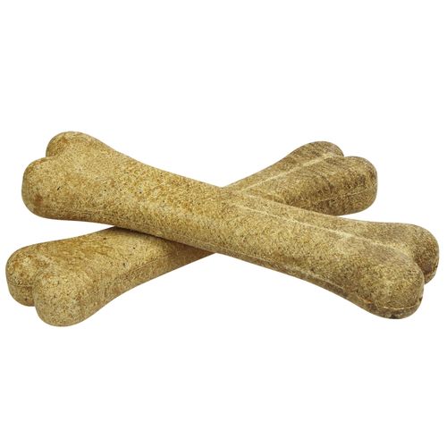 Schecker Kausnack - Kauknochen mit Strauß 10 St Futter, 10 stk, Schecker