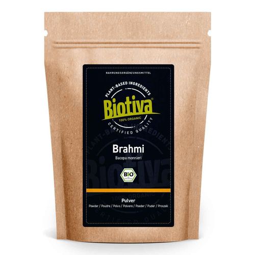 Biotiva Brahmi Pulver Bio 500 g, 500 g, Biotiva