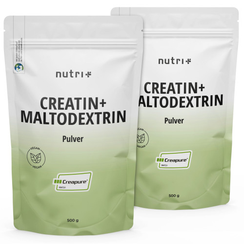 nutri+ Crea Express - Creatin Creapure mit Maltodextrin 1000 g Pulver, 1000 g, Nutri+