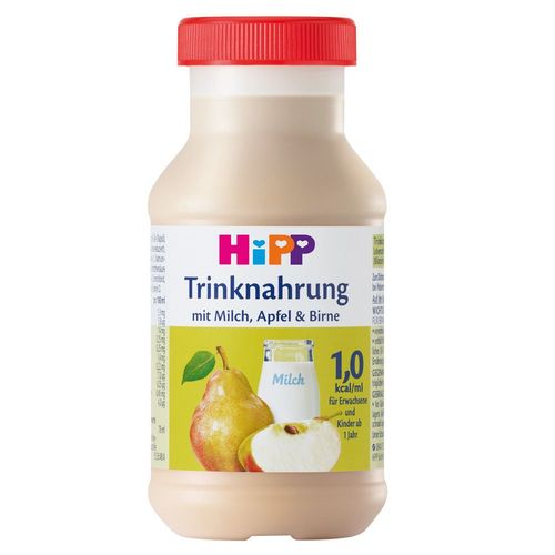 Hipp Sondennahrung Milch Apfel & Birne Kunstst.Fl. 12x500 ml Flaschen, 6000 ml, HiPP