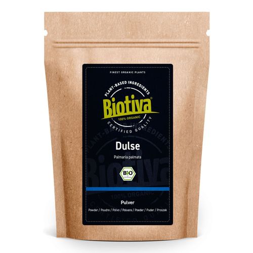 Biotiva Dulse Pulver Bio 125 g, 125 g, Biotiva