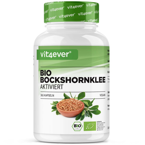 vit4ever Bio Bockshornklee Aktiviert 281 g Kapseln, 281 g, vit4ever