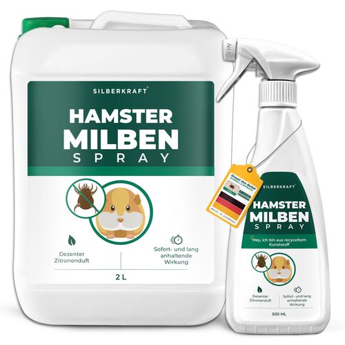 Silberkraft Milbenspray Hamster 2,5 l Spray, 2,5 l, Silberkraft