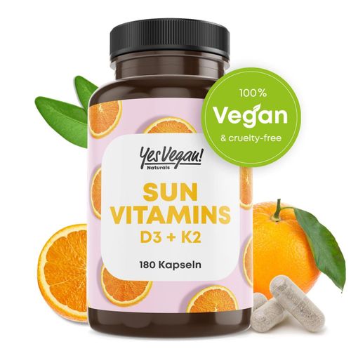 Vitamin D3 K2 Omega 3 + Calcium Magnesium und Zink - 180 Kapseln 5000 IE d hochdosiert 6x180 St, 1080 stk, Yes Vegan