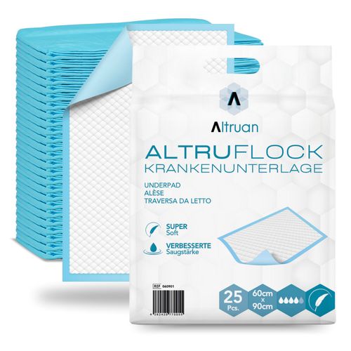 Altruflock Premium Bettschutzunterlagen 25 St Unterlagen, 25 stk, Altruan