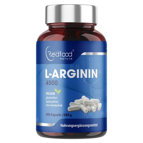 Redfood® L-Arginin 400 St Kapseln, 400 stk, Redfood