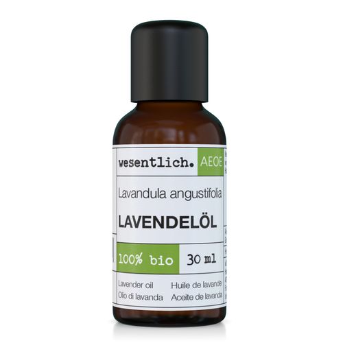 Lavendelöl bio von wesentlich. 30 ml, 30 ml, wesentlich.