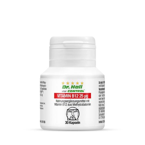 Dr. Hall Vitamin B12 25 µg 30 St Kapseln, 30 stk, Dr. Hall