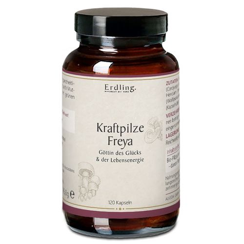 Erdling. Kraftpilze Freya - Vitalpilz Synergetikum 120 St Kapseln, 120 stk, Erdling.