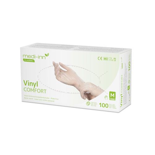 Medi-Inn Vinyl Comfort Einmalhandschuhe 100 St, 100 stk, Medi-Inn