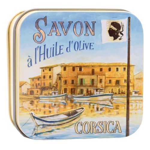 La Savonnerie de Nyons - Metallbox mit Seife Hafen von Korsika 155 g, 155 g, La Savonnerie de Nyons