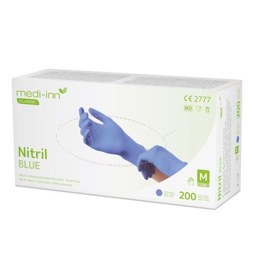 Medi-Inn Nitril blue Einmalhandschuhe Big Box 5x200 St, 1000 stk, Medi-Inn