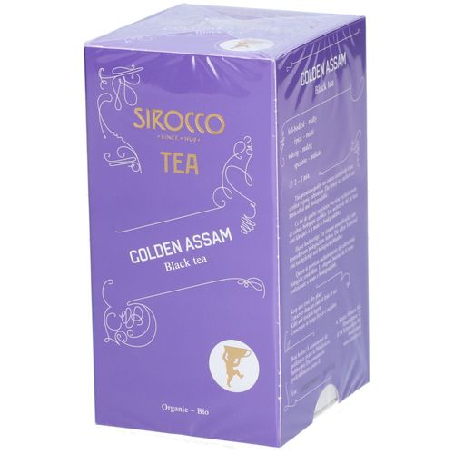 Sirocco Teebeutel Golden Assam 20 Stk Bio St Tee, 20 stk, Sirocco