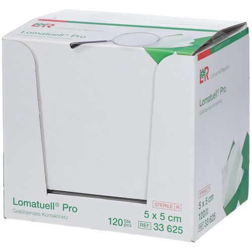 Lomatuell Pro 5x5 cm steril 120 St Verband, 120 stk, Lomatuell