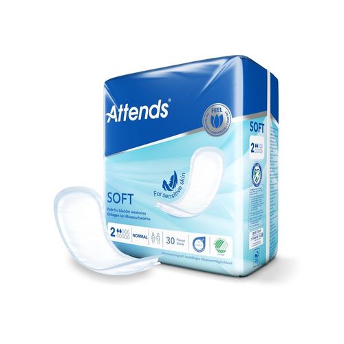 Attends Soft 2 Normal Einlagen 30 St, 30 stk, Attends