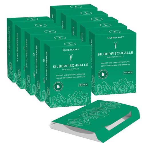 Silberkraft Silberfischfallen 100 St Sonstige, 100 stk, Silberkraft