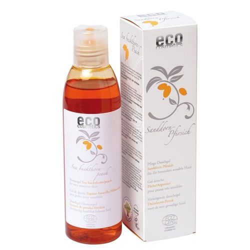 eco cosmetics Pflege Duschgel Sanddorn-Pfirsich 200ml 200 ml Flüssigkeit, 200 ml, eco cosmetics