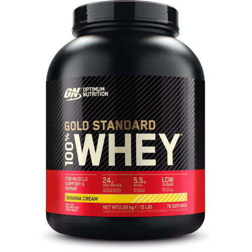 Gold Standard 100% Whey Optimum Nutrition | Verschiedene Geschmacksrichtungen 2,28 kg Pulver, 2,28 kg, Optimum Nutrition