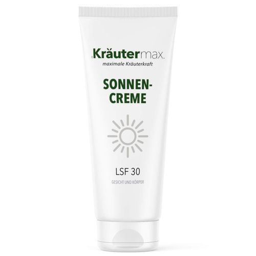 Kräutermax Sonnencreme LSF 30 für Gesicht und Körper mit Kokosöl 70 ml Sonnenschutzcreme, 70 ml, Kräutermax – Naturheilmittel seit 1890