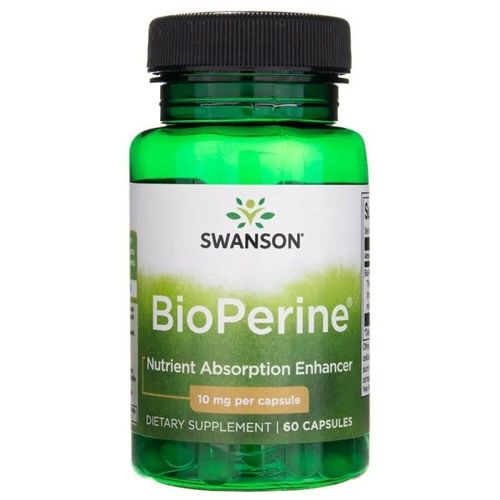 Swanson BioPerine 10mg 60 St, 60 stk, Swanson