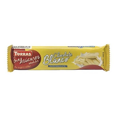 Torras White Chocolate Bar 0,03 kg Riegel, 0,03 kg, Torras