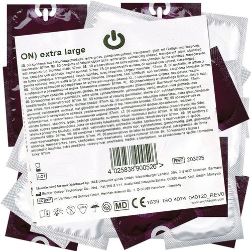 On) *Extra Large* 50 St Kondome, 50 stk, On) Condoms