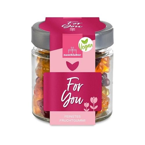 naschlabor Fruchtgummi Vegan For You 120 g, 120 g, naschlabor