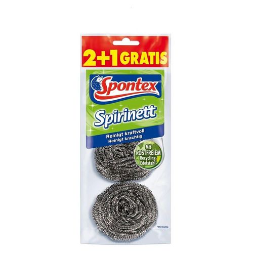 Spontex Edelstahlspiralen Spirinett 3 St, 3 stk, Spontex