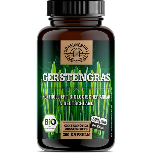 Scheunengut® Bio Gerstengras Kapseln | Das Original aus Deutschland 180 St, 180 stk, Scheunengut