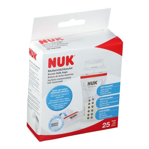 NUK Muttermilchbeutel 180 ml 25 St Beutel, 25 stk, NUK
