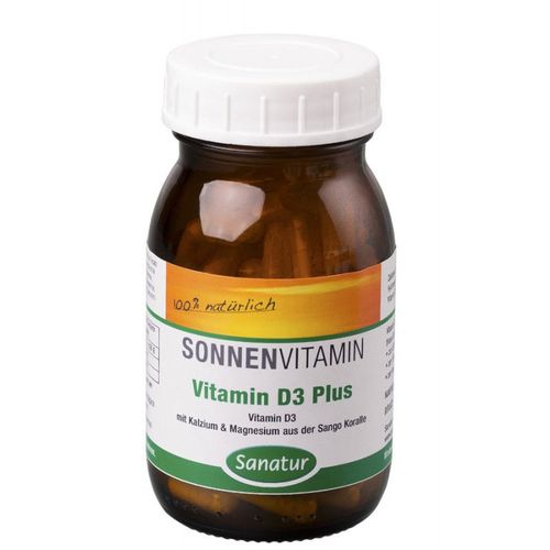 Vitamin D3 Plus Kapseln 90 St, 90 stk, Sanatur