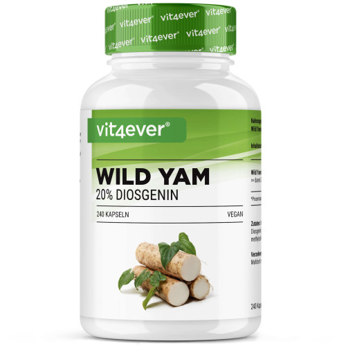 vit4ever Wild Yam 168 g Kapseln, 168 g, vit4ever